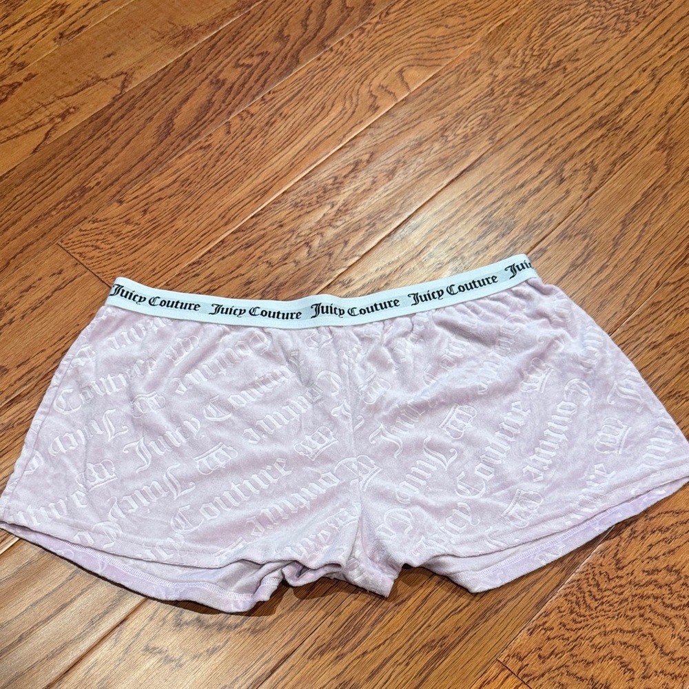 Juicy Couture Light Pink Logo Sleep Shorts